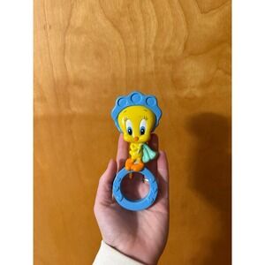Warner Bros Looney Tunes Tweety Bird Vintage Rattle 1995 Baby Toy Rare Find